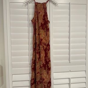 Halter Paisley Maxi Dress